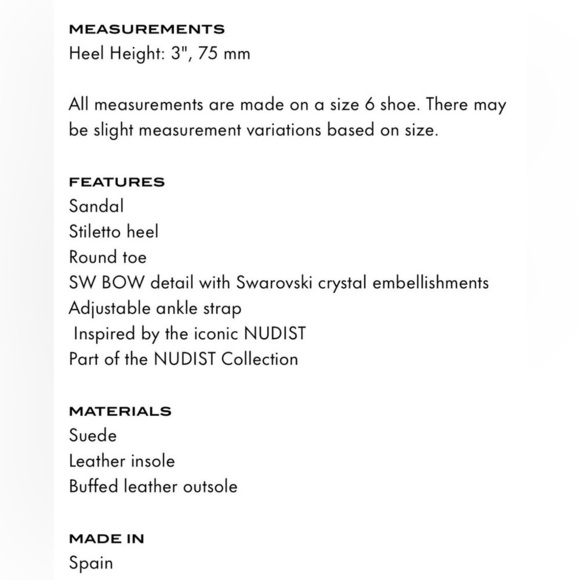 Stuart Weitzman Nudist Embellished Bow Ankle Strap Suede High Heel Sandals NWT - Picture 16 of 16